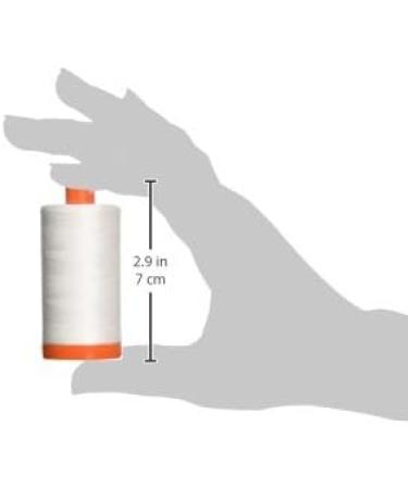 Aurifil A1050-2021 Mako Cotton Thread Solid 50WT 1422Yds Natural White - High-Quality Sewing Thread - Buy Online on GoSupps.com