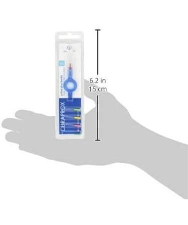 Curaprox Interdental Brushes 5er Mix Set with Holder | Sizes 0.6-1.1 mm | CPS Prime & Prime Plus | Best for Interdental Cleaning - Buy Online on GoSupps.com