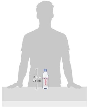  evian Evian Natural Mineral Water 24 x 500 ml - Buy Online on GoSupps.com