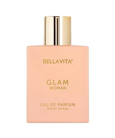 GLAM Woman Eau De Parfum with African Orange Jasmine & Patchouli|Premium Long Lasting Floral & Woody Fragrance EDP for Women 100ML