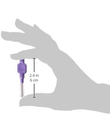 Tepe Interdental Brush Purple ISO Size 6 (1.1 mm) - 8 Pack for Effective Interdental Cleaning | International Shipping Available - Buy Online on GoSupps.com