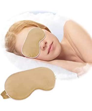 Copper Sleep Mask Anti- Aging Skin Rejuvenating Sleep Eye Mask Super Soft Blackout Sleep Mask with Elastic Band Copper Oxide Fibers for Dry Eyes Dark Circle (Copper Eye msk)