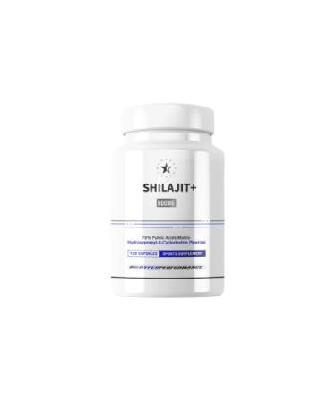 Shilajit+ 70 Fulvinezuren Complex met HydroPerine 120 Capsules 600mg Turkesterone Europe
