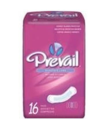 (Pack of 16) Prevail Bladder Control Pads Moderate Absorbency White by First Quality Model# BC013 (1 Pack of 16 Pads) 16 Count (Pack of 1) Moderate Absorbency - Long Length Pads
