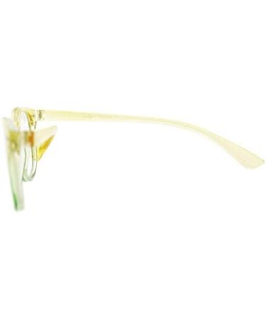 Eyekepper Fashion Readers Womens Reading Glasses +2.25 Yellow/Green Frame - Buy Online on GoSupps.com