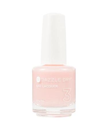Dazzle Dry Nail Lacquer (Step 3) - Livin' La Vida Yoga - A soft and pale creamy pink with a hint of diamond dusted shimmer. Semi-sheer. (0.5 fl oz)