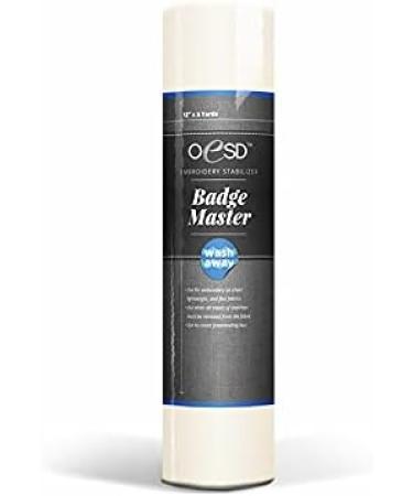 OESD Badgemaster AquaFilm Wash-Away Stabilizer White 12" x 8 Yard Roll - Buy Online on GoSupps.com