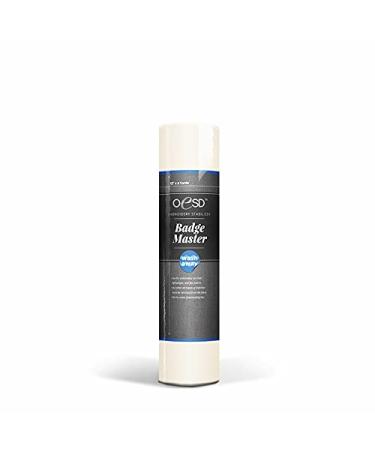 OESD Badgemaster AquaFilm Wash-Away Stabilizer White 12" x 8 Yard Roll