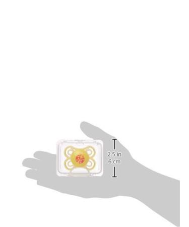 Mam Perfect Pacifier 0m+ (Yellow) | Best Baby Soother for Newborns - Shop Internationally - Buy Online on GoSupps.com