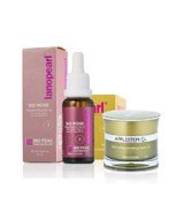 Bio Rose Regenerating Serum 25mL + Lanopearl Applestem Q10 Rejuvenating Cream 50 ml.