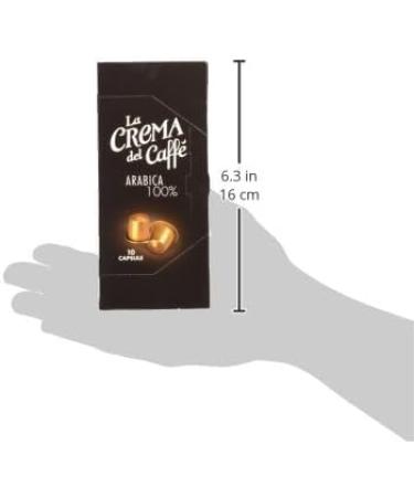The 100% Arabica Coffee Cream 120 Nespresso Compatible Capsules 100% Arabica Precious Blends with a Delicate and Balanced Taste with Floral and Fruity Notes - Buy Online on GoSupps.com