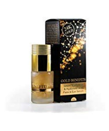 Gold Benefits 24k Face & Eye Serum a particularly concentrated gold serum with a unique complex that gives the facial skin maximum strength and smoothness.Skin care