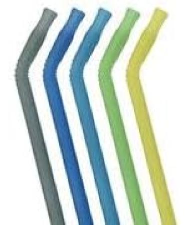 B.BOX Reusable Silicone Straw BPA Phthalates and PVC Free with Cleaning Brushes (5pk x 2) (Pool Party) - Buy Online on GoSupps.com