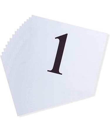 Juvale Race Bibs - 1-100 Competitor Running Bib Numbers for Marathon Races