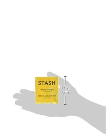 Stash Tea Lemon Ginger Herbal Tea - 100 Tea Bags, Pack of 1 - Buy Online on GoSupps.com