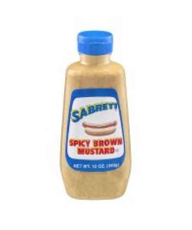 Sabrett Spicy Brown Mustard - Premium Condiment for Hot Dog and Sandwich Lovers - Buy Online on GoSupps.com