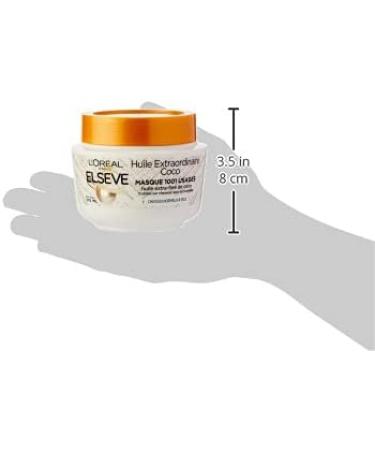 L'Or al Paris Elseve Huile Extraordinaire Coco Extra-Fine Coconut Oil Mask High Lightness Nutrition for Normal to Dry Hair 1 Unit - 310 ml - Buy Online on GoSupps.com