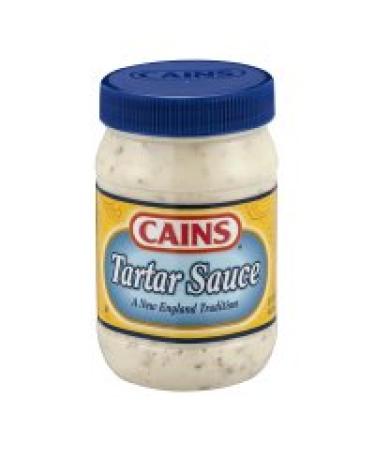 Cains Tartar Sauce 15 FL OZ Jar - Authentic American Recipe | 1-Pack 15 Fl Oz - Buy Online on GoSupps.com