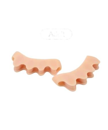 Toe Separator Bunion Pain Relief Pads - Foot Corrector in Beige | International Shipping Available - Buy Online on GoSupps.com