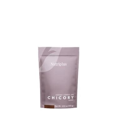 Nutriplus Chicory. Instant coffee & chicory blend. Chicory roots ground into powdered providing inulin support, a significant amount of prebiotic fiber for metabolism, improving the digestive system.