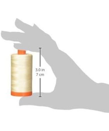 Aurifil A1050-2000 Mako Cotton Thread Solid 50WT 1422Yds - Light Sand - Buy Online on GoSupps.com