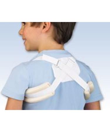 FLA Orthopedics Adjustable Clavicle Support White - Pediatric 2-7 yrs. Fits chests: 20-24"