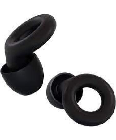 Ear Plugs for Noise Reduction Reusable Hear Protection Ear Loops Flexible Silicone Noise Cancelling Loops for Noise Reduction and Flight with 8 Ear Tips in Black Color