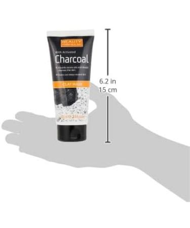 Beauty Formulas With Activated Charcoal Clay Mask 100 millitres - Buy Online on GoSupps.com