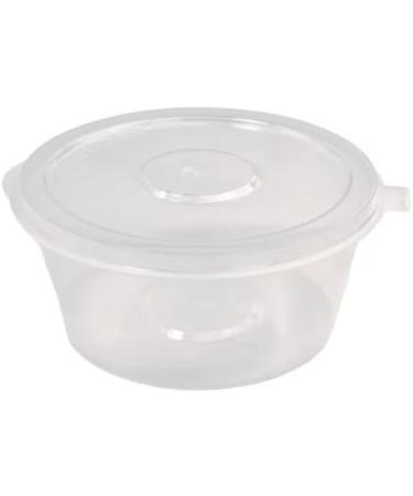 5oz Disposable Leak Proof Plastic Condiment Containers with Hinged