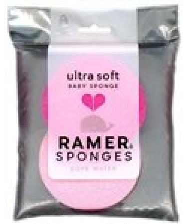 Ramer Ultra Soft Baby Sponge Strawberry Pink & Rose