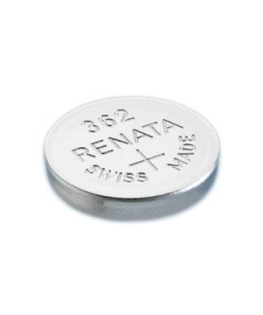 Renata Single Watch Battery Swiss Made 362 or SR 721 SW or AG 11 1.5 V (2 Batteries 362 or SR 721 SW)