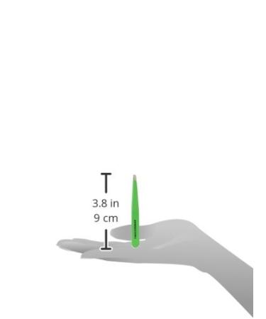 Tweezerman Slant Tweezer - Green Apple | High Precision Stainless Steel Beauty Tool - Buy Online on GoSupps.com