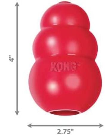 KONG Classic Dog Toy - Durable Natural Rubber for Chew, Chase, and Fetch | Large Size - Buy Online on GoSupps.com