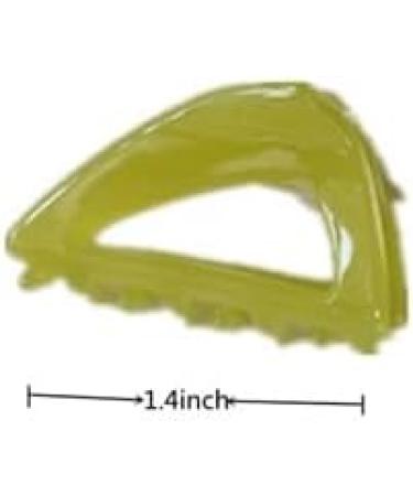 YOEMAYUNER Colorful Triangle Hair Clips for Women Small Claw Clips for Thin to Thick Hair Strong Hold Hair Clips Fashion Triangle Hair Accessories Gift for Women Girls (5Pack Colorful B) - Buy Online on GoSupps.com