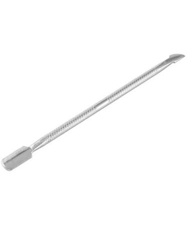 U-M PULABONew Stainless Steel Cuticle Nail Pusher Spoon Remover Manicure Pedicure 1 pcs Portable Metal Nail Trimmer Manicure Silver Nice Design as shown