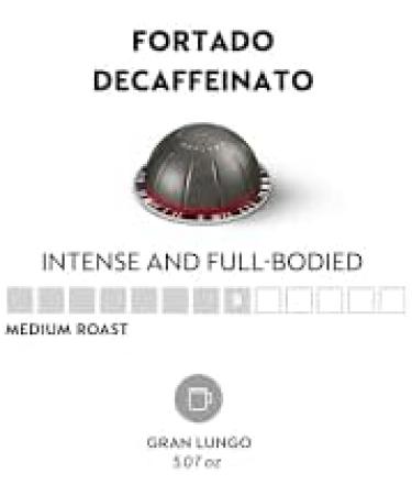 Nespresso Vertuo Fortado Decaffeinato Coffee Capsules 20 Count - Buy Online on GoSupps.com