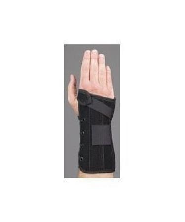 Med Spec Wrist Lacer 8" Black - Medium Left by Medical Specialties Inc