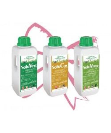 Ferme de Beaumont Essential Pack for Poultry Chickens - Dewormer, Anti-coccidial and Vitamins