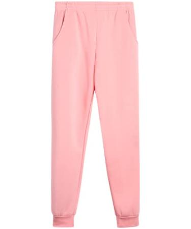 Coney Island Girls' Sweatpants - Active Fleece Joggers (Size: 7-16) Mauve 10-12