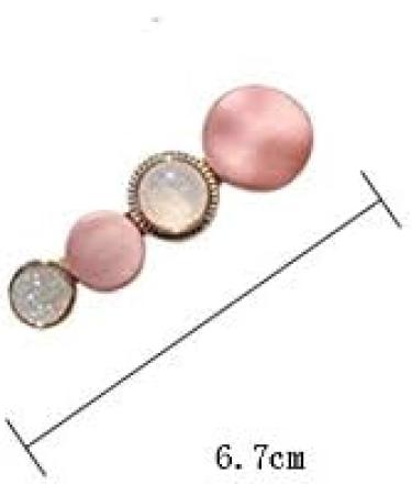 3pcs Fashion Women Girls Bling Headwear Crystal Rhinestone Hair Clip Barrette Hairpin Butterfly hairpin Sparkly Round Styling Tools Hair Accessories (3pcs Round) - Buy Online on GoSupps.com