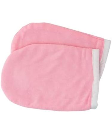 Deo Pink Manicure Pedicure Mitts Booties Liners Treatment Spa Cotton Hands Feet - Buy Online on GoSupps.com