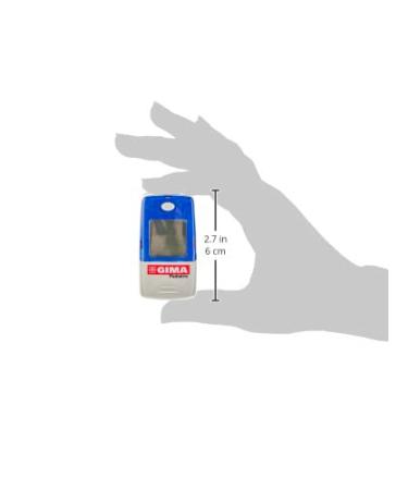 GIMA OXY-5 Children's Pulse Oximeter - Portable Finger Oximeter for Oxygen Saturation & Heart Rate | Professional Pediatric Monitor with 2 AAA Batteries - Buy Online on GoSupps.com