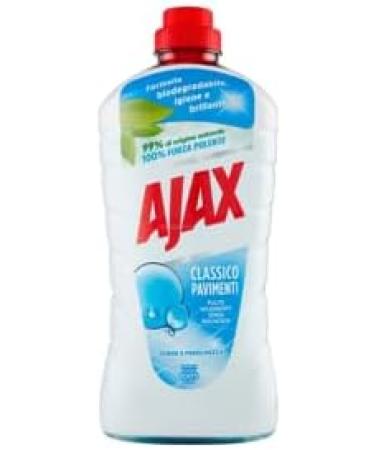 3 x Ajax Detersivo Pavimenti Classic Floor Cleaner Hygiene and Freshness 950 ml + Italian Gourmet Polpa 400 g - Buy Online on GoSupps.com