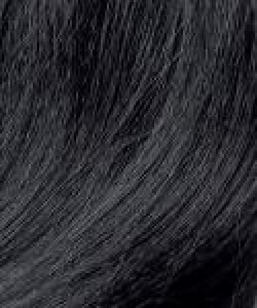 Janet Collection AGATHA Half Wig in 1B Off Black Easy Quick Style