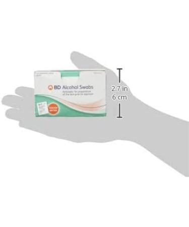 BD Alcohol Swabs 100 (Pack of 2) - Sterile Cleansing Pads for Disinfecting Skin - 200 Total Swabs - Buy Online on GoSupps.com