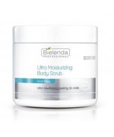 Bielenda Professional Ultra Moisturising Body Scrub - Ultra Nawilzajacy Peeling do Ciala 550 g SET with STAPIZ Hair Shampoo 15ml or Mask 10ml
