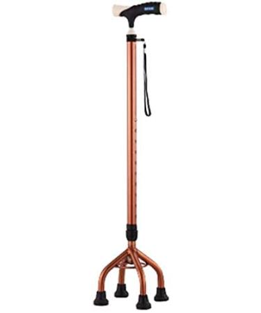 Canes Non Slip Light Walking Stick for The Elderly Stable Telescopic Height Adjustable Stand Brown 4 Feet Bars for The Elderly Disabled Women Injured Practical Star of Light