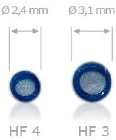 Buy HF-3 Black Blue Cerumen Filter - Left Side | Premium HF3 Black Cerumen Filter (Blue) for Enhanced Ear Protection - Global Shipping Available - Buy Online on GoSupps.com