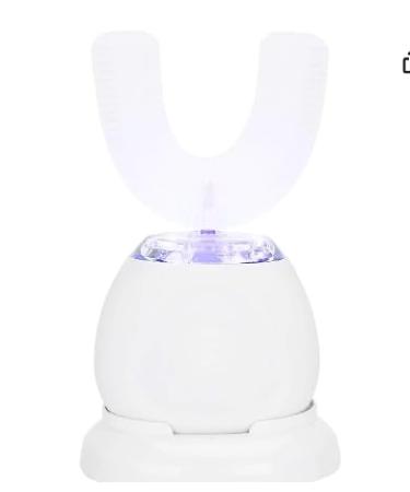 Mayeec Ultraschall Auto Zahnb rste 360 Automatische Zahnb rste f r M nner 360 Auto Zahnb rste Elektrische Zahnaufhellungsb rste 360 Schallzahnb rste f r Erwachsene mit Timer White