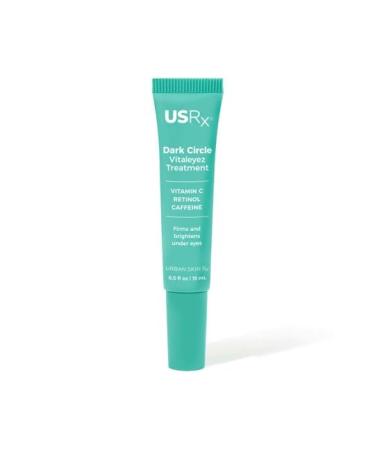 Urban Skin Rx Dark Circle Vitaleyez Treatment | Hydrates Firms Smooths & Brightens Look of Under-Eyes & Targets Fine Lines Dark Circles Puffiness Crow's Feet Vegan Cruelty Free | 0.5 Fl Oz